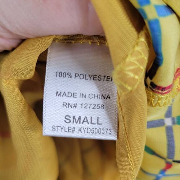 Emmelee Women's Zip Back Midi Belted Dress Size Small - Picture 6 of 8